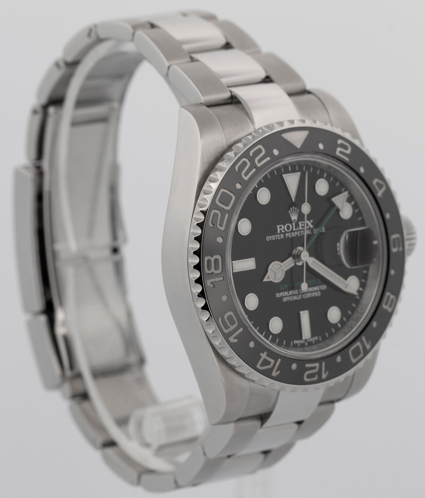 Rolex GMT-Master II 116710 LN Black Stainless Steel 40mm Oyster Date Watch
