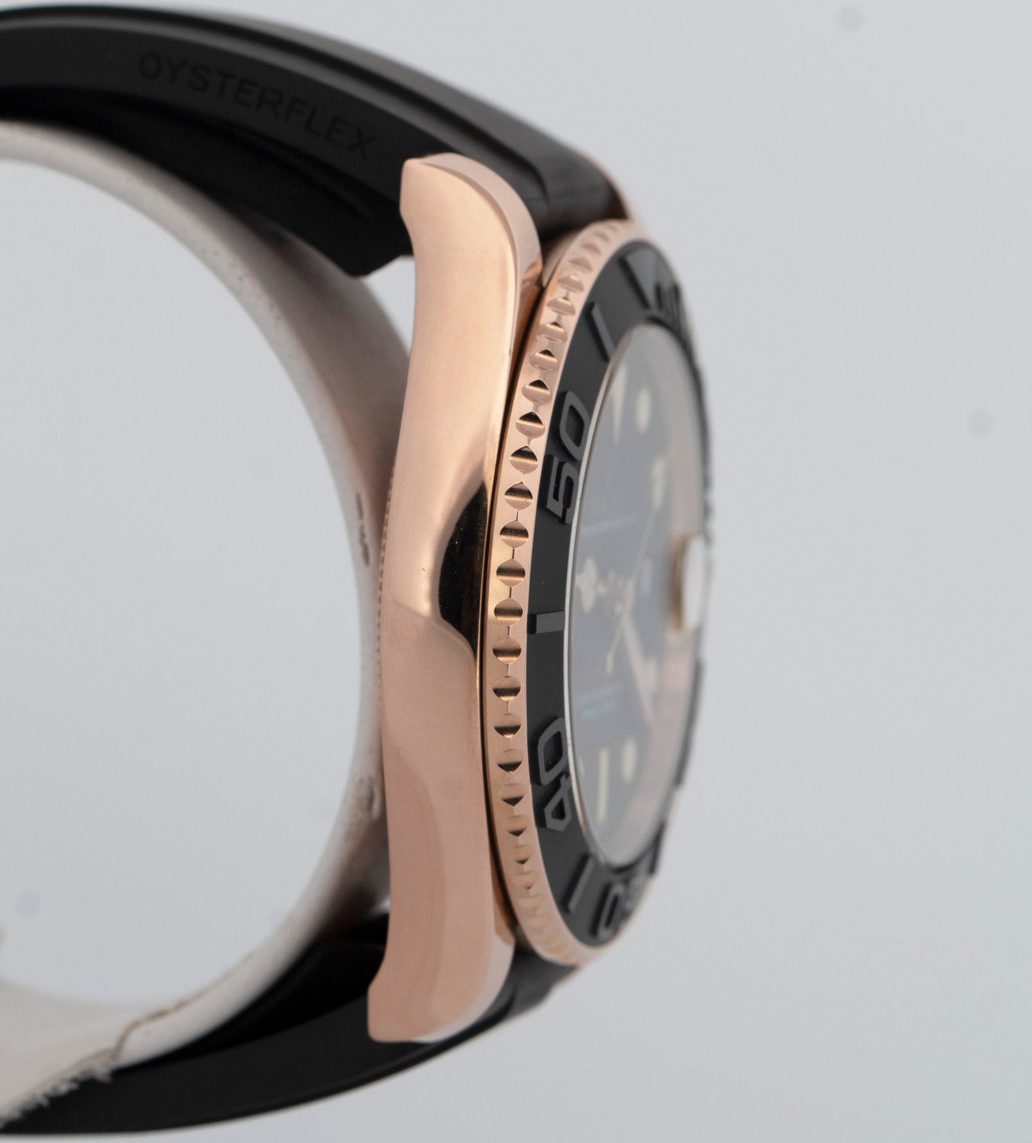 2020 PAPERS Rolex Yacht-Master  BLACK 18K Rose Gold 37mm 268655 Watch BOX