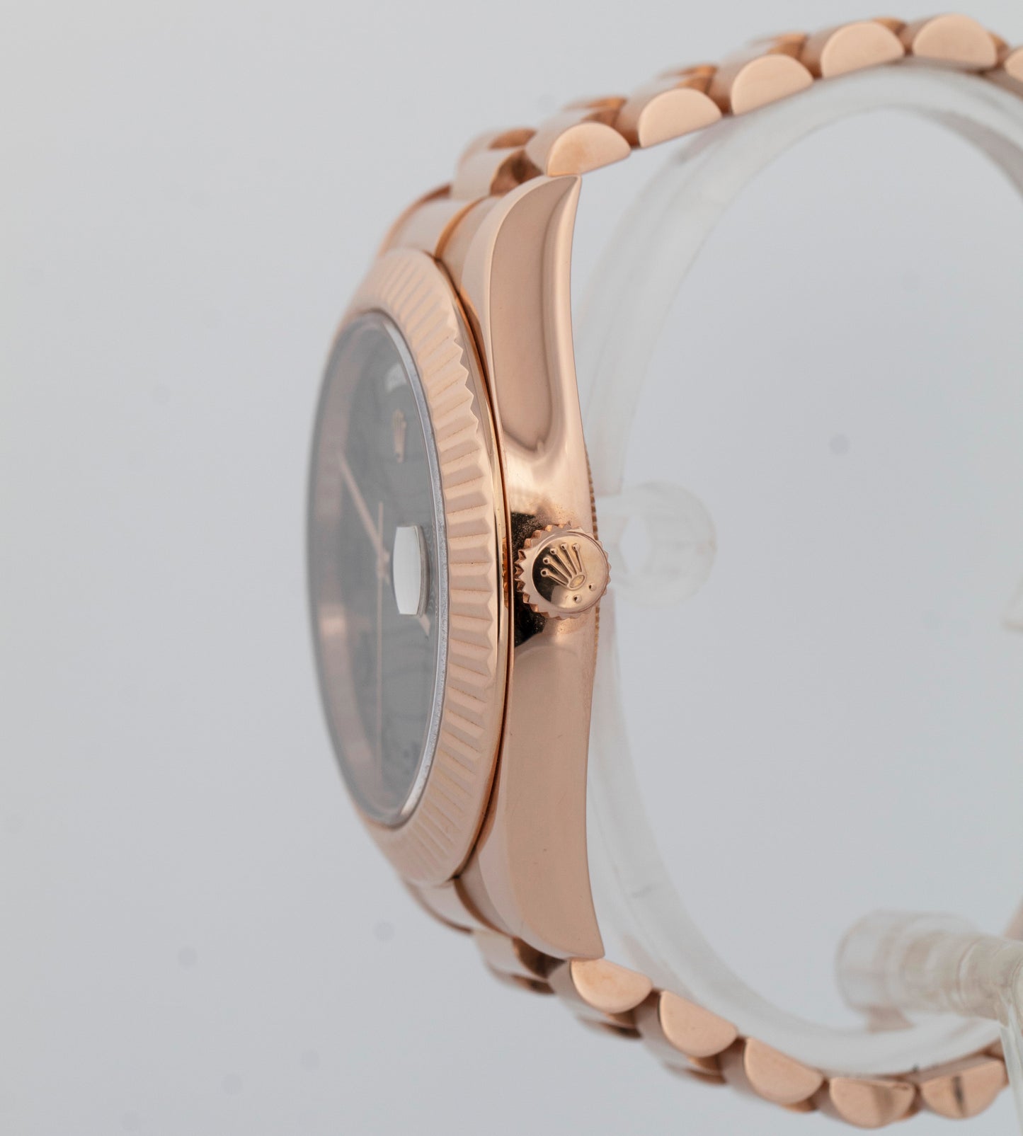 2025 RSC PAPERS Rolex Day-Date II 41mm President CHOCOLATE WAVE Rose Gold 218235