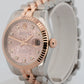 Rolex DateJust PINK Jubilee DIAMOND Computer Two-Tone Rose Gold 31mm 178271