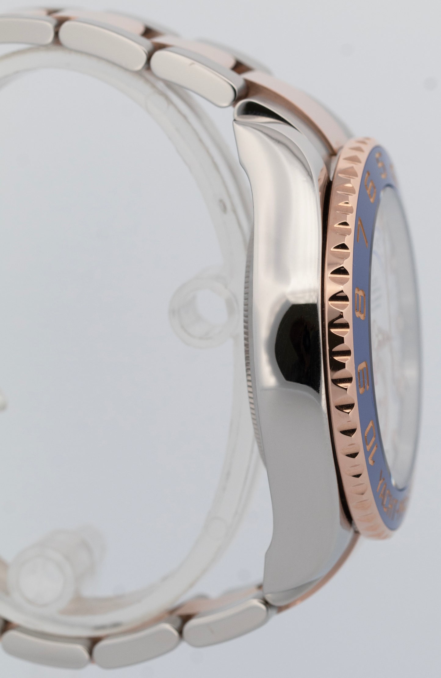 Rolex Yacht-Master II WHITE Two-Tone Steel NEW HANDS 18K Rose Gold 44mm 116681