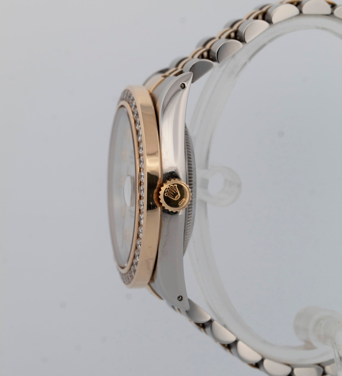 Rolex DateJust Two-Tone MOP DIAMOND Yellow Gold Steel 36mm 16233 Watch BOX