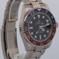 NOS STICKERED 2014 PAPERS Rolex GMT-Master II PEPSI 18K Gold 116719 BLRO BOX