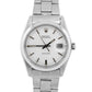 Vintage Rolex Oysterdate Precision White Stainless Steel 34mm Watch 6694