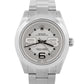 Ladies Rolex Oyster Perpetual 31 Silver Stainless Steel 31mm Watch 177200 BOX