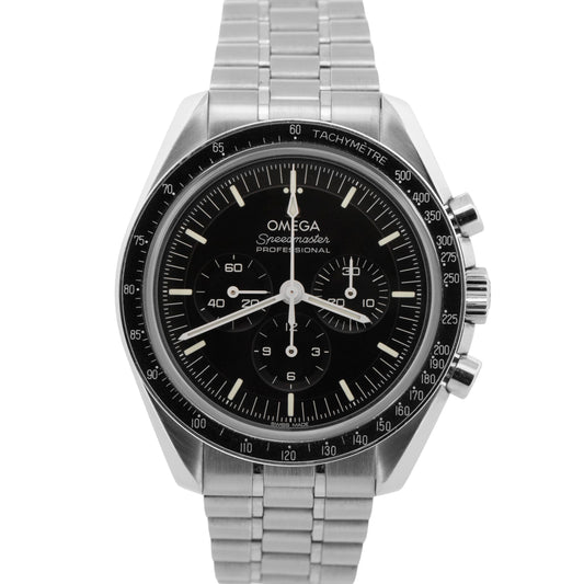 PAPERS Omega Speedmaster SAPPHIRE SANDWICH Steel Watch 310.30.42.50.01.002 BOX