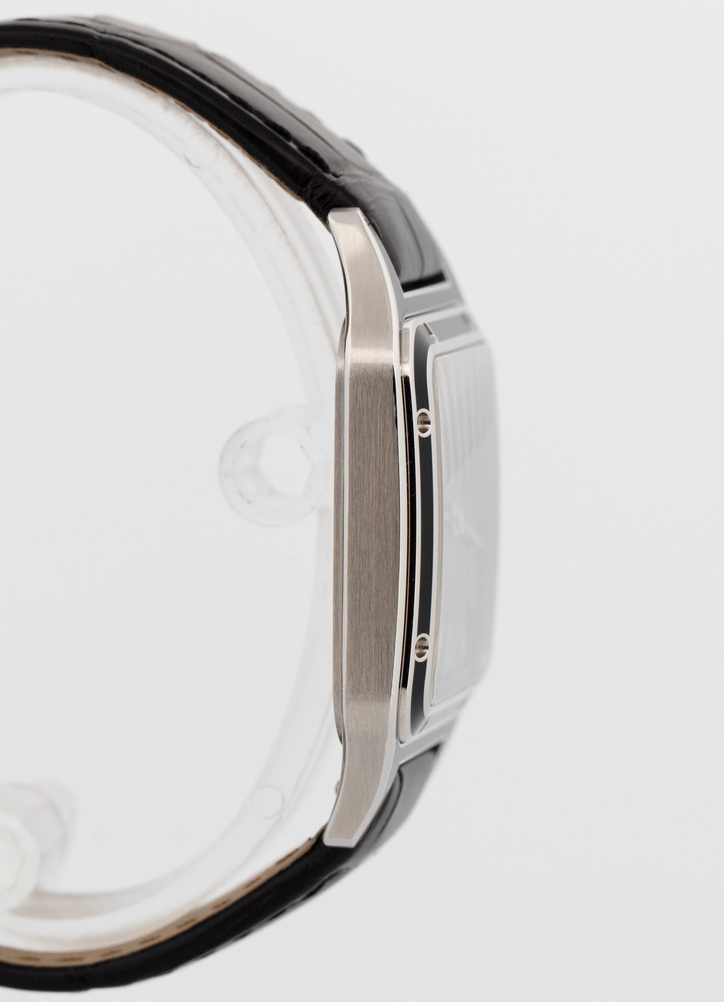 New 2026 Cartier Santos-Dumont Large Black Lacquer WSSA0046 4298 Box Papers