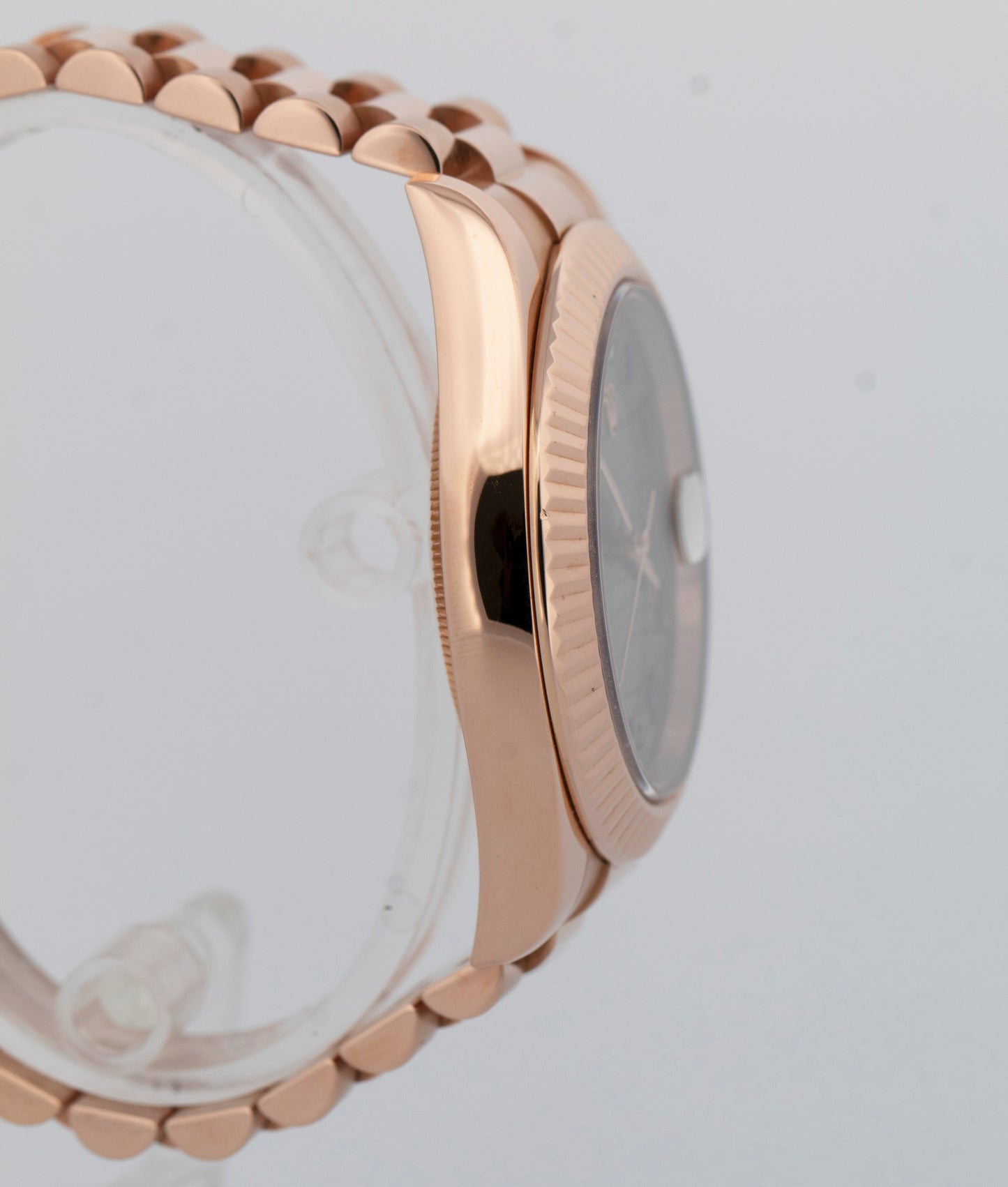 2025 RSC PAPERS Rolex Day-Date II 41mm President CHOCOLATE WAVE Rose Gold 218235