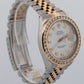 Rolex DateJust Two-Tone MOP DIAMOND Yellow Gold Steel 36mm 16233 Watch BOX