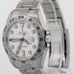 2022 PAPERS Rolex Explorer II WHITE Stainless Steel 42mm 226570 Watch BOX