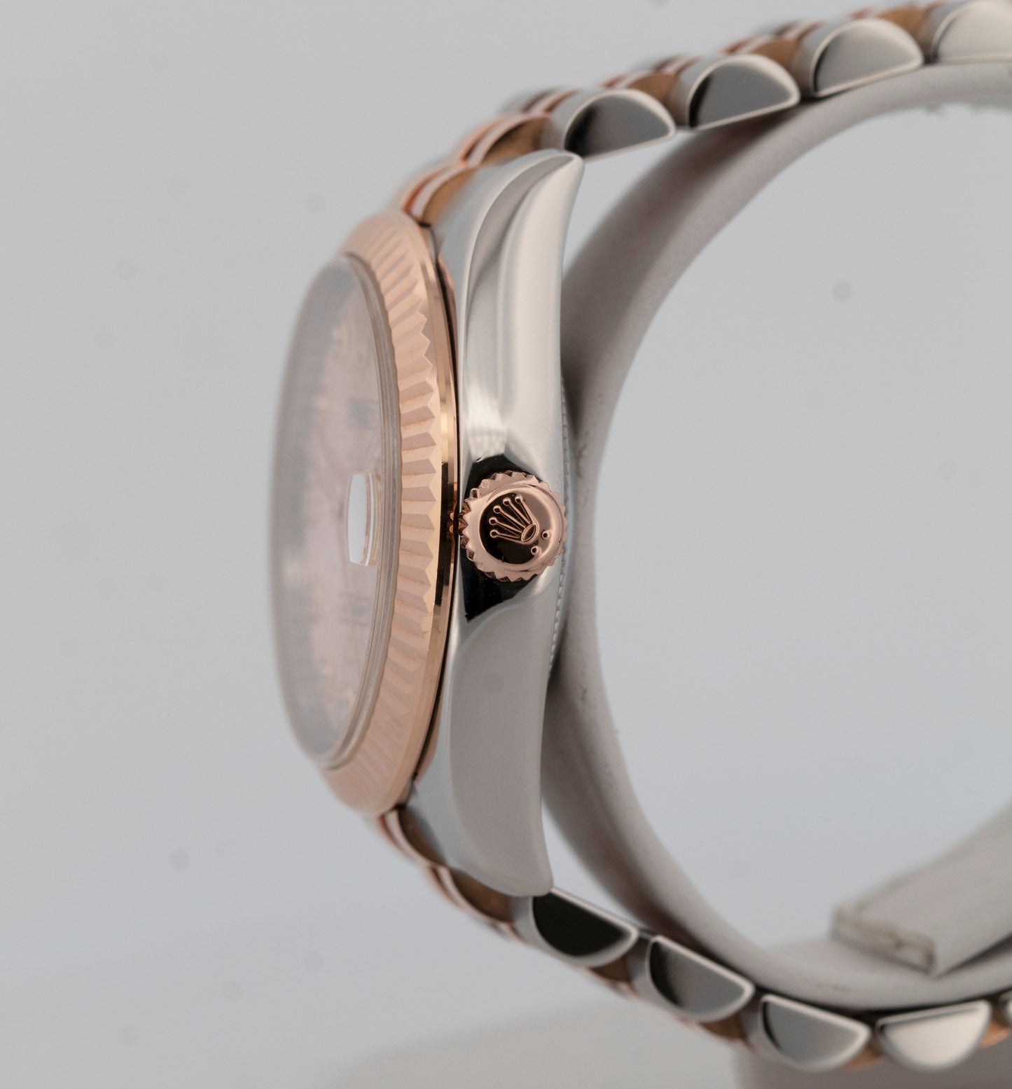Rolex DateJust PINK Jubilee DIAMOND Computer Two-Tone Rose Gold 31mm 178271