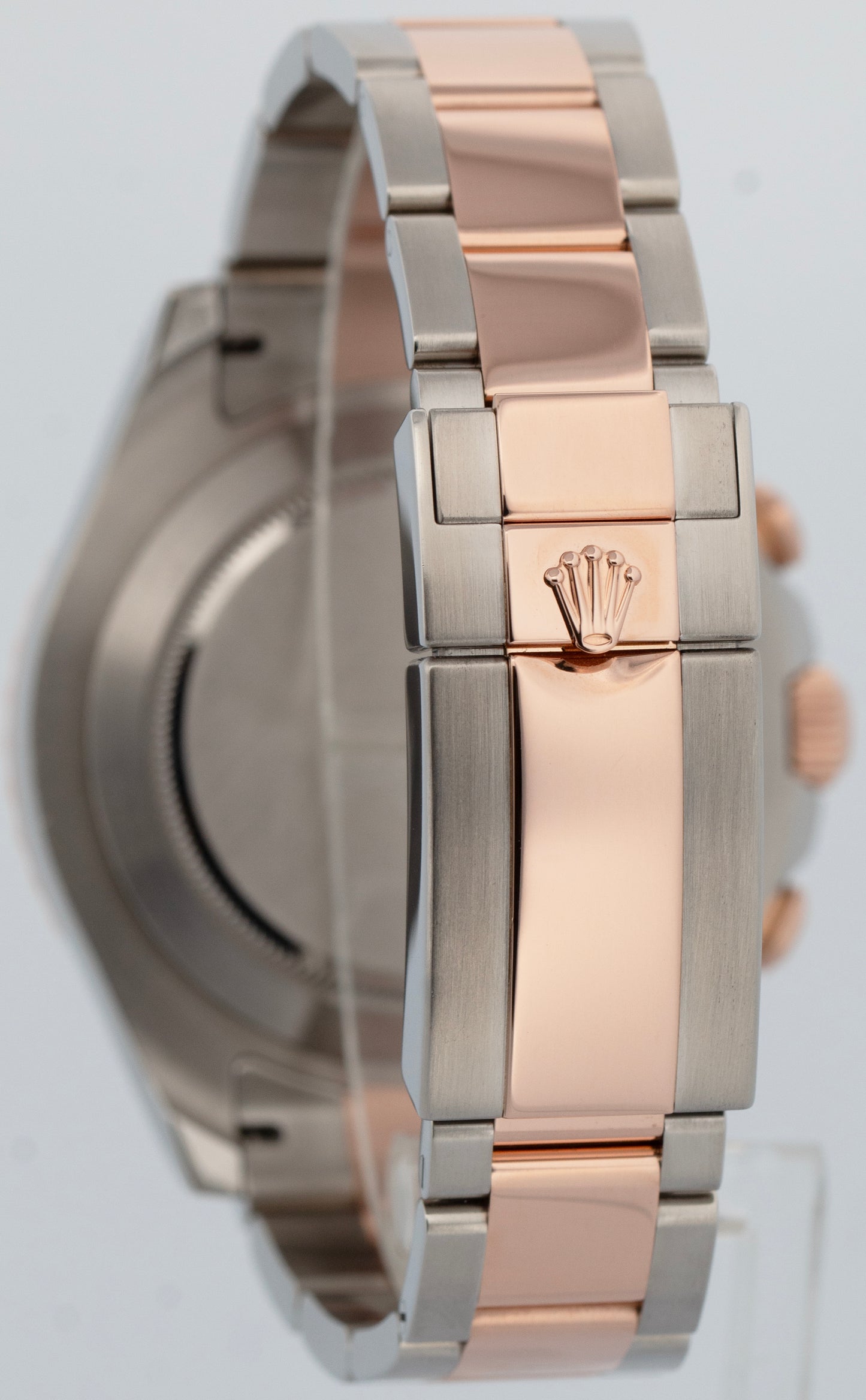 Rolex Yacht-Master II WHITE Two-Tone Steel NEW HANDS 18K Rose Gold 44mm 116681