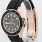 2020 PAPERS Rolex Yacht-Master BLACK 18K Rose Gold 40mm 126655 Watch BOX