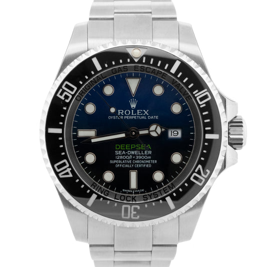 NEW 2014 Rolex Deepsea Sea-Dweller James Cameron 116660 Blue 44mm Box Papers
