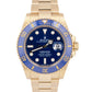 NEW PAPERS Rolex Submariner Date 41mm 18K Yellow Gold Blue Watch 126618 LB BOX