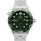 PAPERS Omega Seamaster Diver GREEN Stainless Steel 42mm 210.30.42.20.10.001 BOX