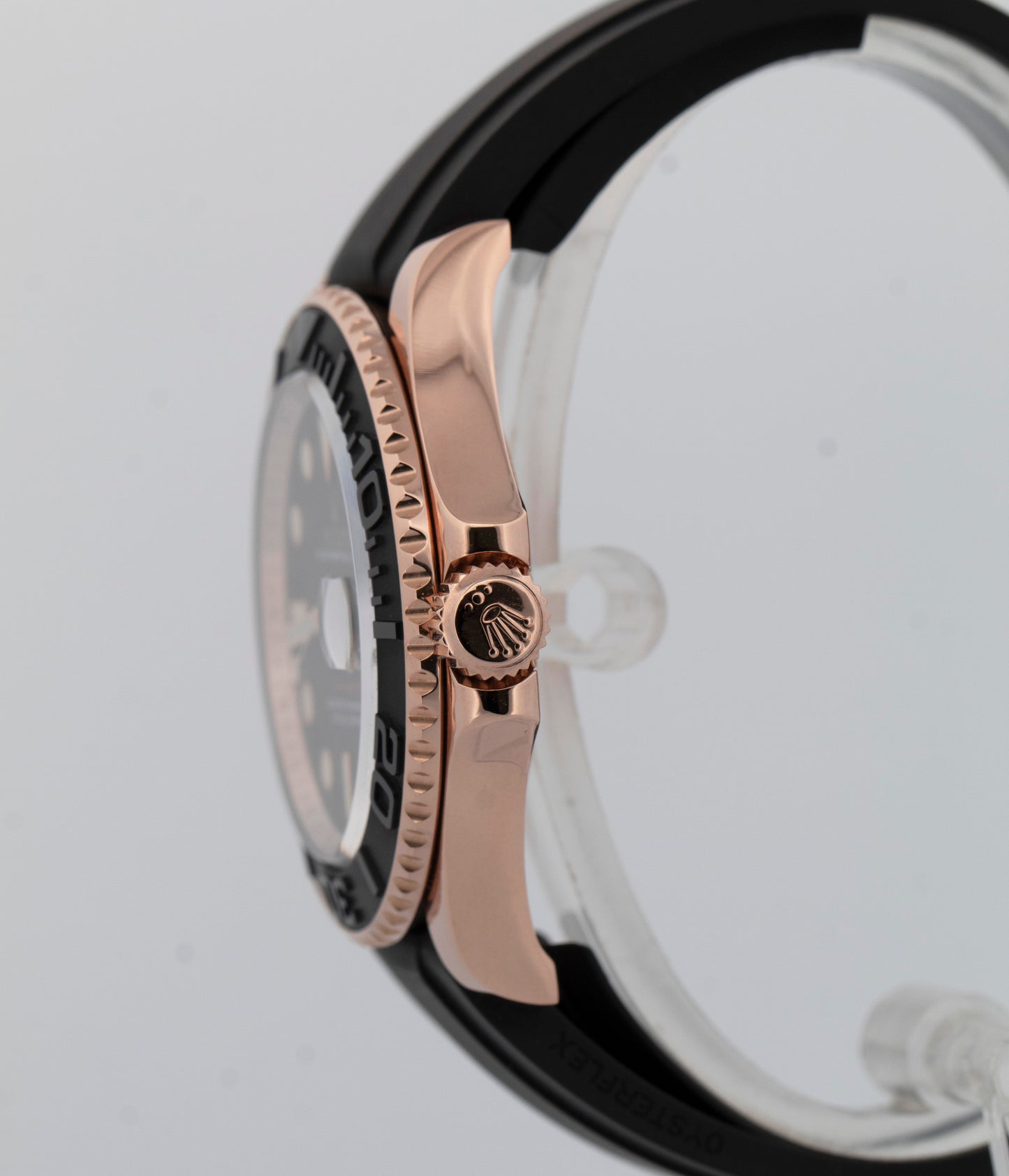 2020 PAPERS Rolex Yacht-Master BLACK 18K Rose Gold 40mm 126655 Watch BOX