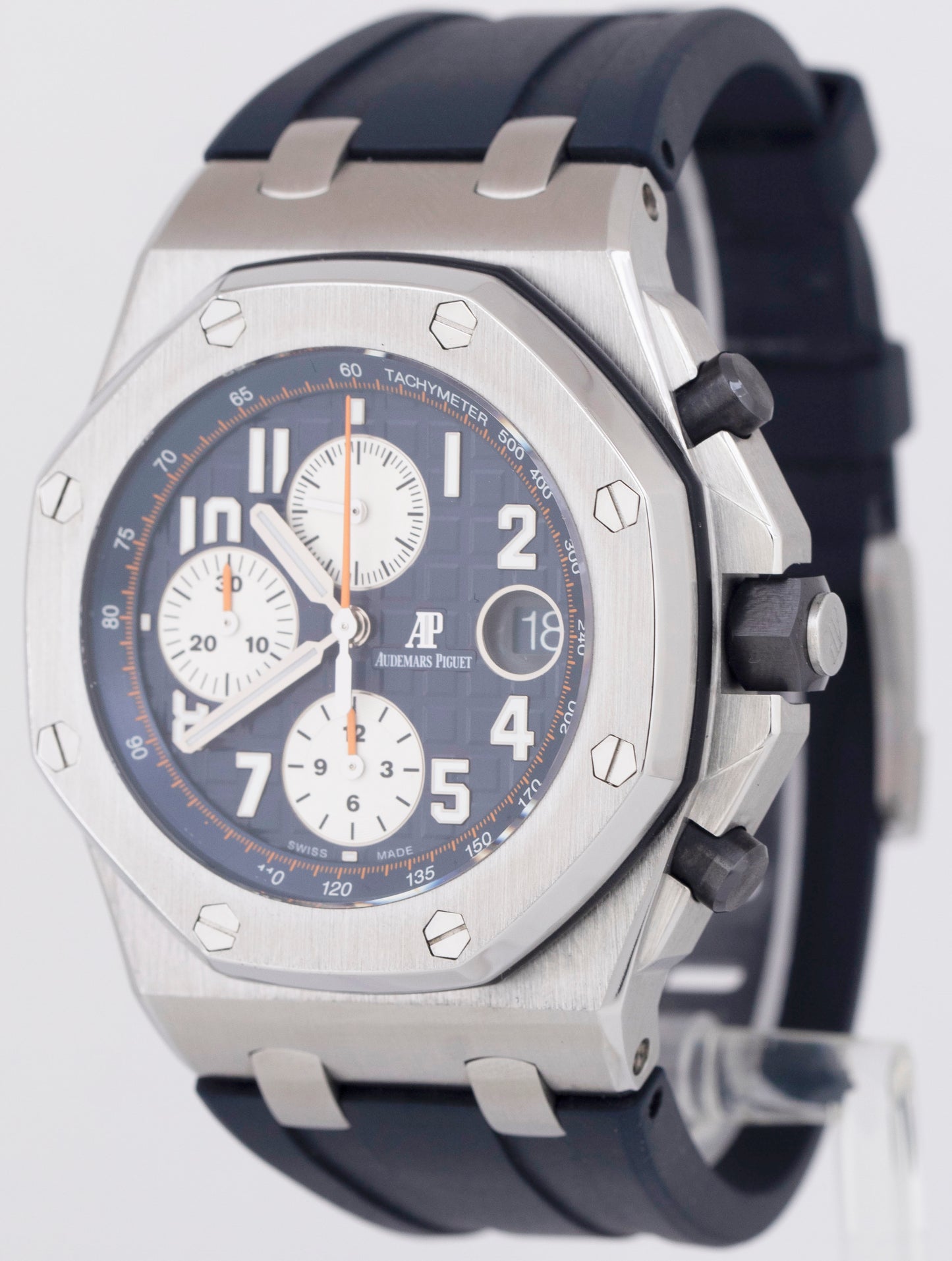 Audemars Piguet Royal Oak Offshore Blue Orange Stainless Steel 42mm 26470ST