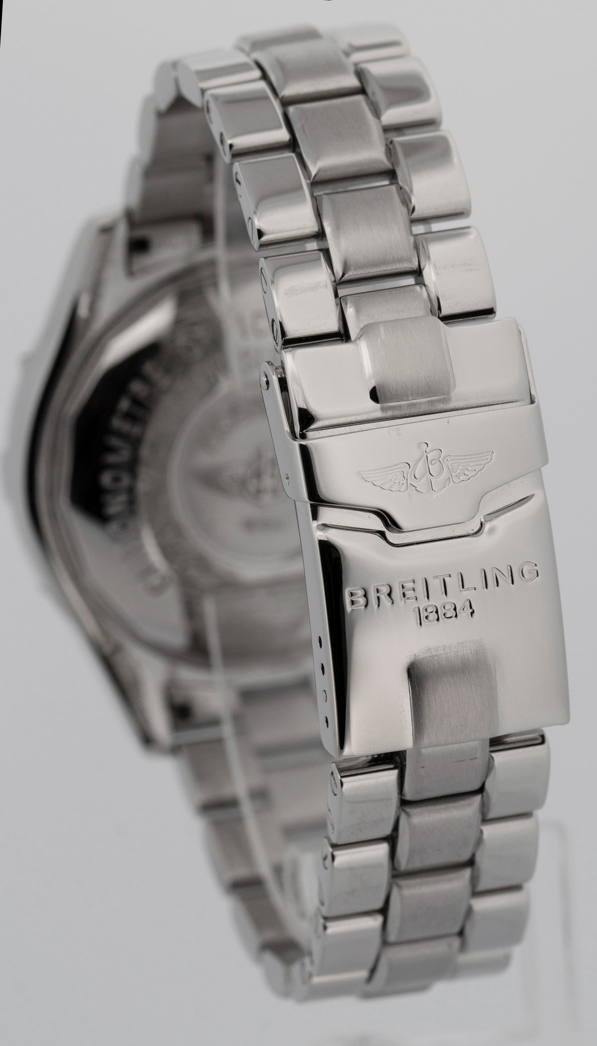 Breitling Superocean 42 A17360 Orange Stainless Steel 42mm Watch Box Papers