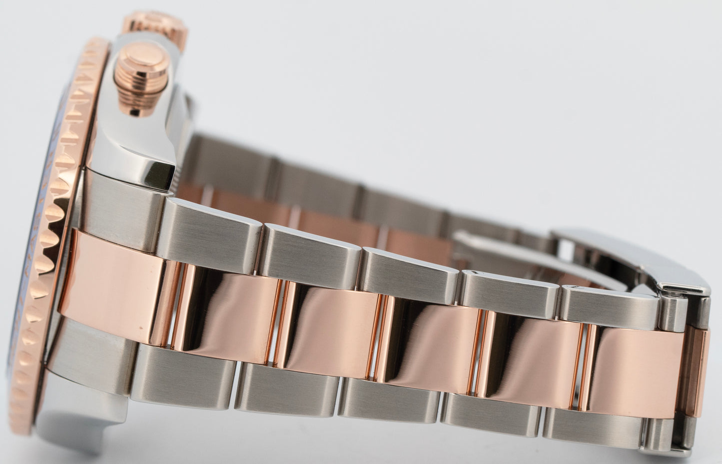 Rolex Yacht-Master II WHITE Two-Tone Steel NEW HANDS 18K Rose Gold 44mm 116681