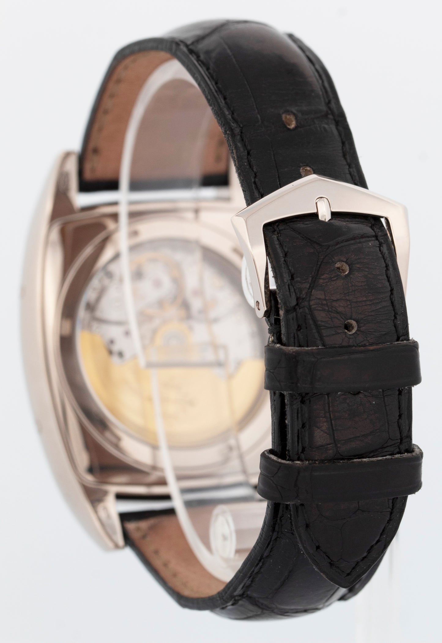 PAPERS Patek Philippe Gondolo Calendario 18k White Gold 51mm 5135G Watch BOX
