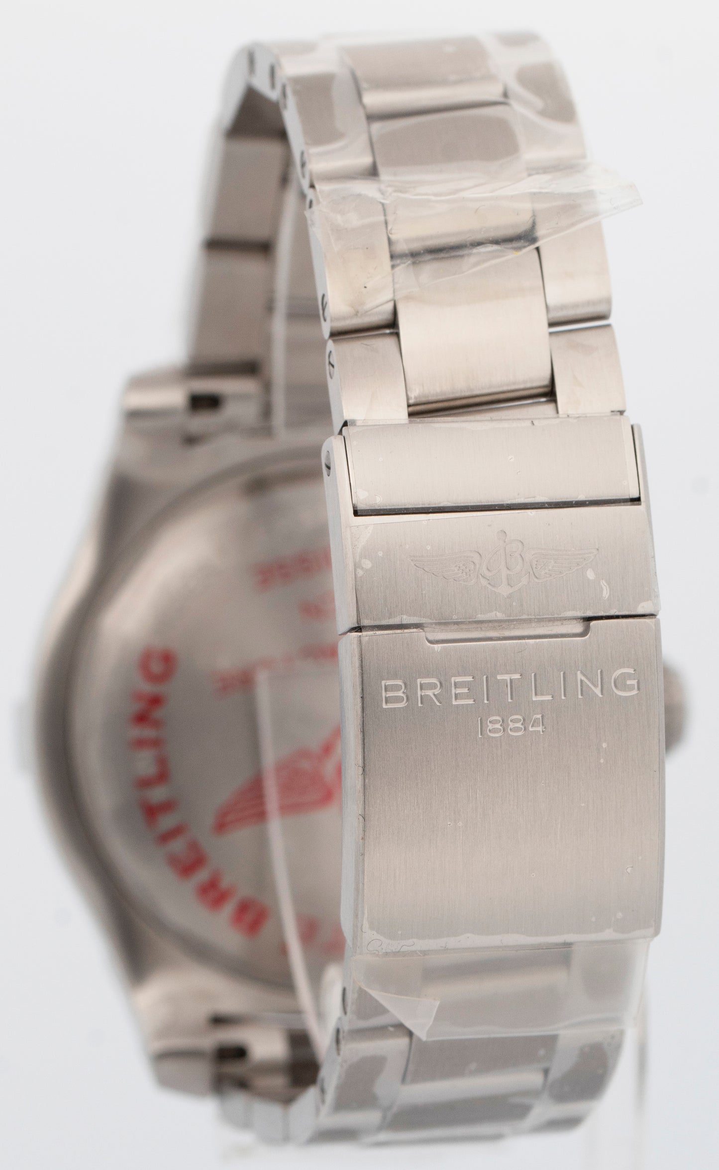 NEW PAPERS Breitling Avenger Chronograph 45 BLACK Steel 45mm A13317 Watch BOX
