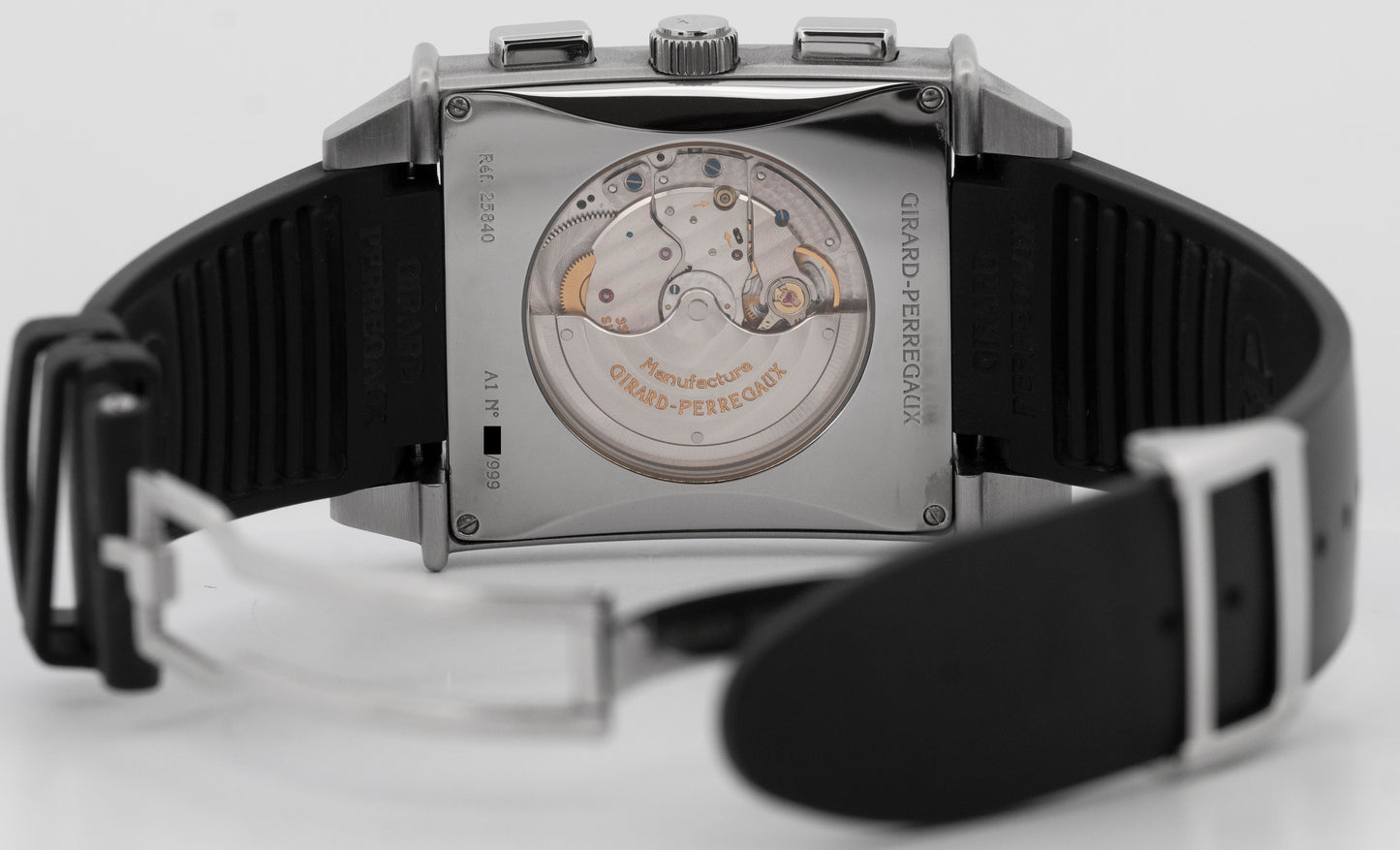 Girard Perregaux Vintage 1945 Chronograph Steel XXL Black 25840-11-611-FK6A