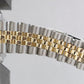 Rolex DateJust 36mm Black DIAMOND 18K Yellow Gold Two-Tone Steel Watch 16013