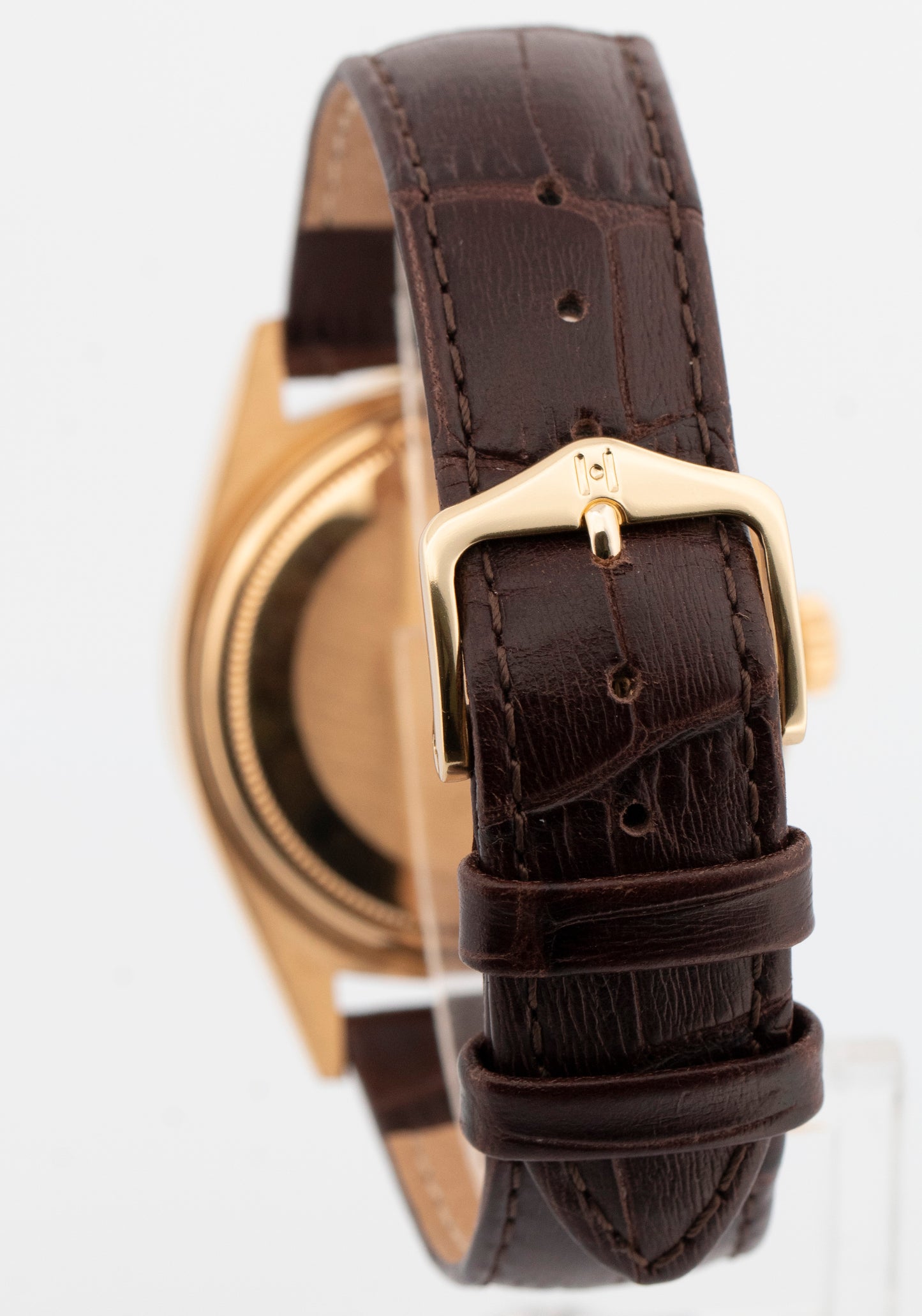 Rolex Day-Date President BLACK DIAMOND 18K Yellow Gold 36mm 18038 Watch