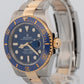 2024 Rolex Submariner Date 126613 LB Blue Two-Tone Gold 41mm Watch Box Papers