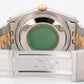 PAPERS Rolex DateJust 36mm Champagne 18K Yellow Gold Steel JUBILEE 16233 BOX