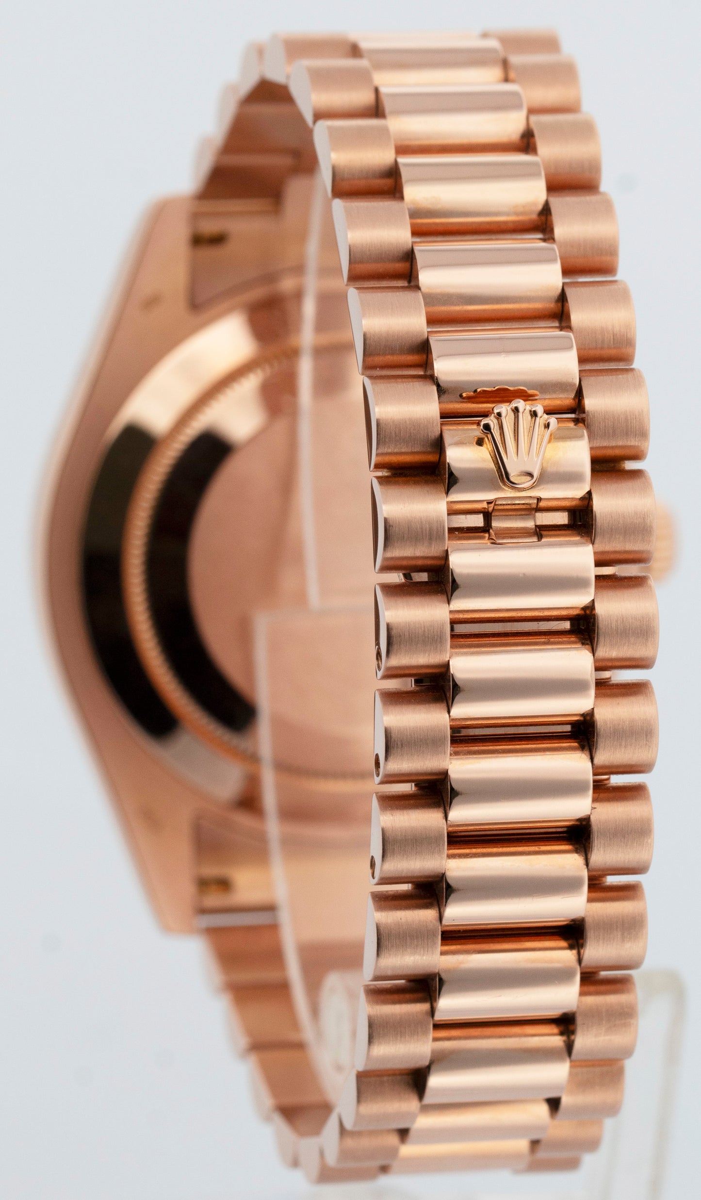 2025 RSC PAPERS Rolex Day-Date II 41mm President CHOCOLATE WAVE Rose Gold 218235