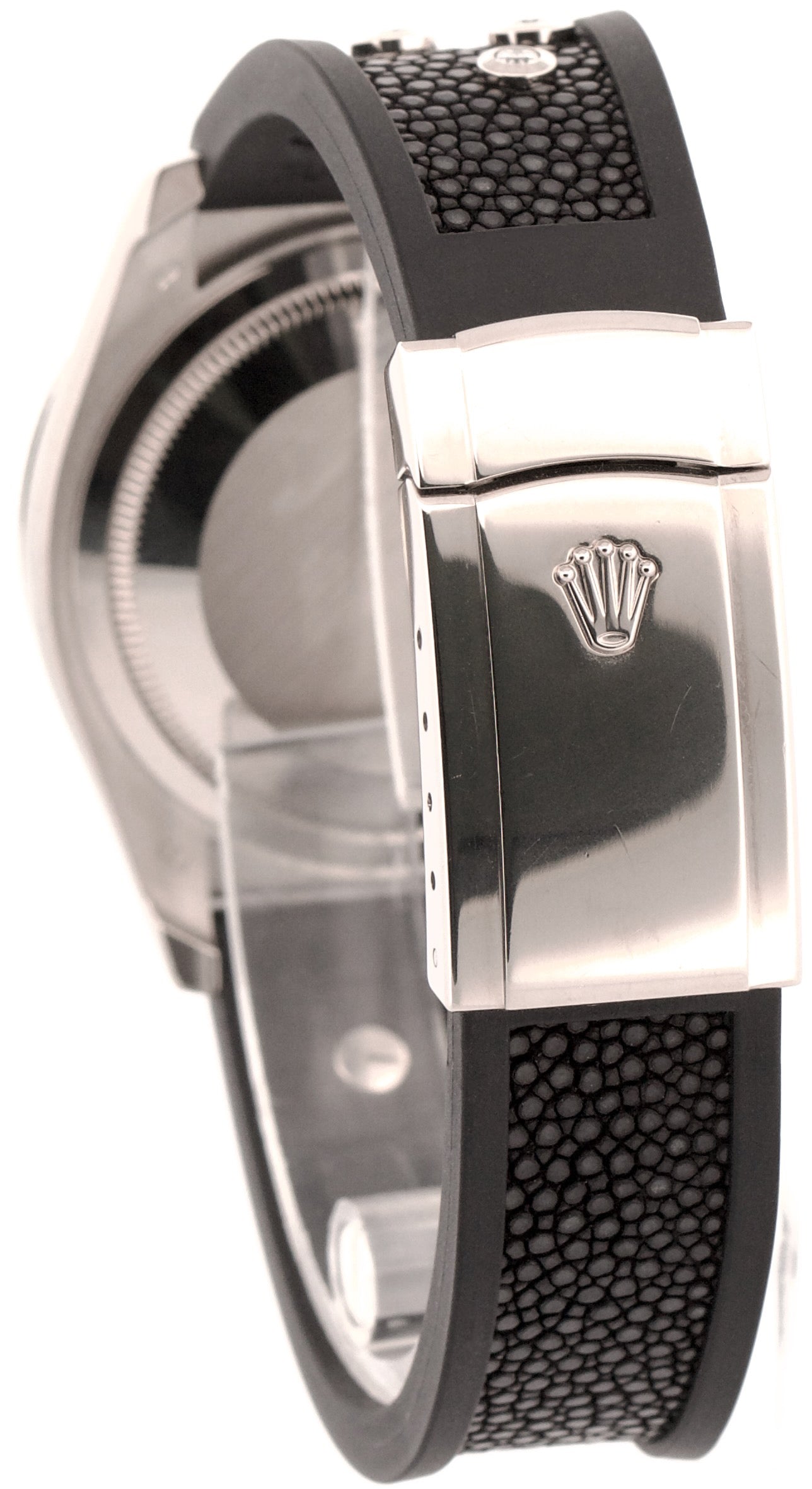 Rolex DateJust Factory Zebra Diamond 18K White Gold 36mm 116199SANR Box Papers