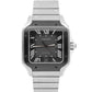 2025 PAPERS Cartier Santos Large 39.8mm BLACK ADLC Gray 4072 WSSA0037 Watch BOX