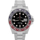 Rolex GMT-Master II 40mm PEPSI Red Blue Stainless Steel Oyster Watch 126710 BLRO