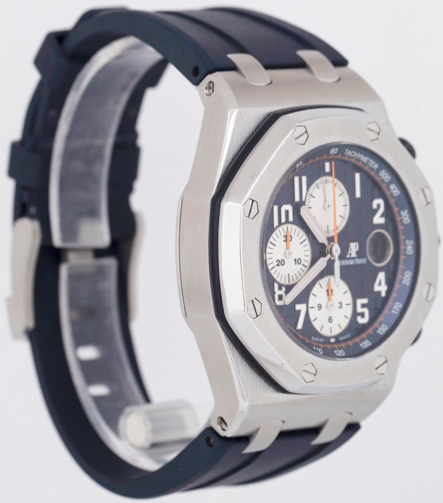 Audemars Piguet Royal Oak Offshore Blue Orange Stainless Steel 42mm 26470ST