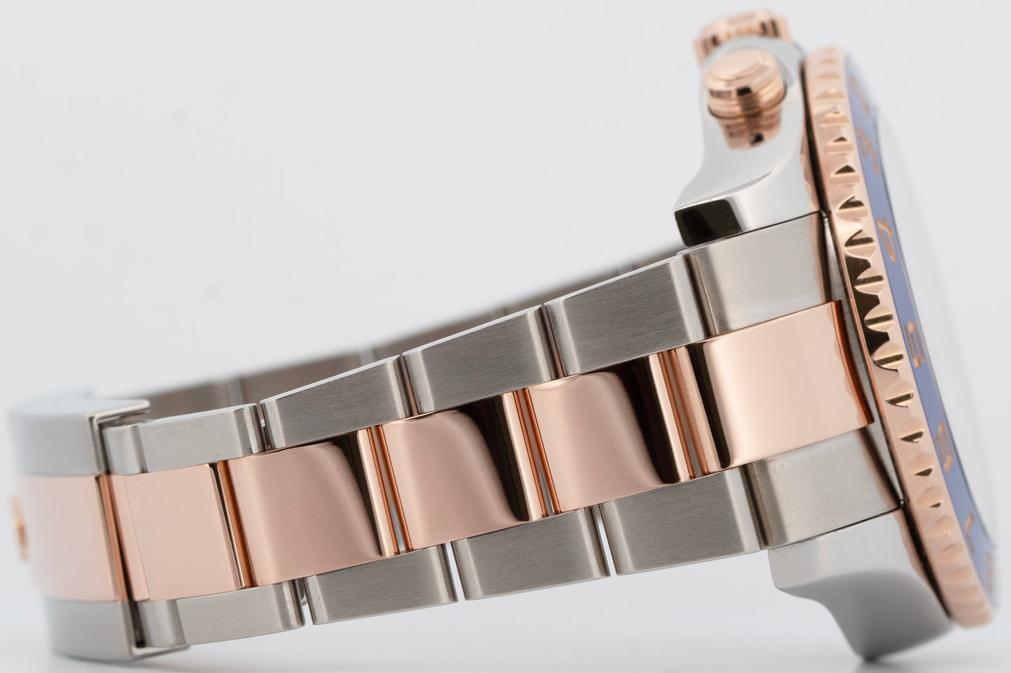 Rolex Yacht-Master II WHITE Two-Tone Steel NEW HANDS 18K Rose Gold 44mm 116681