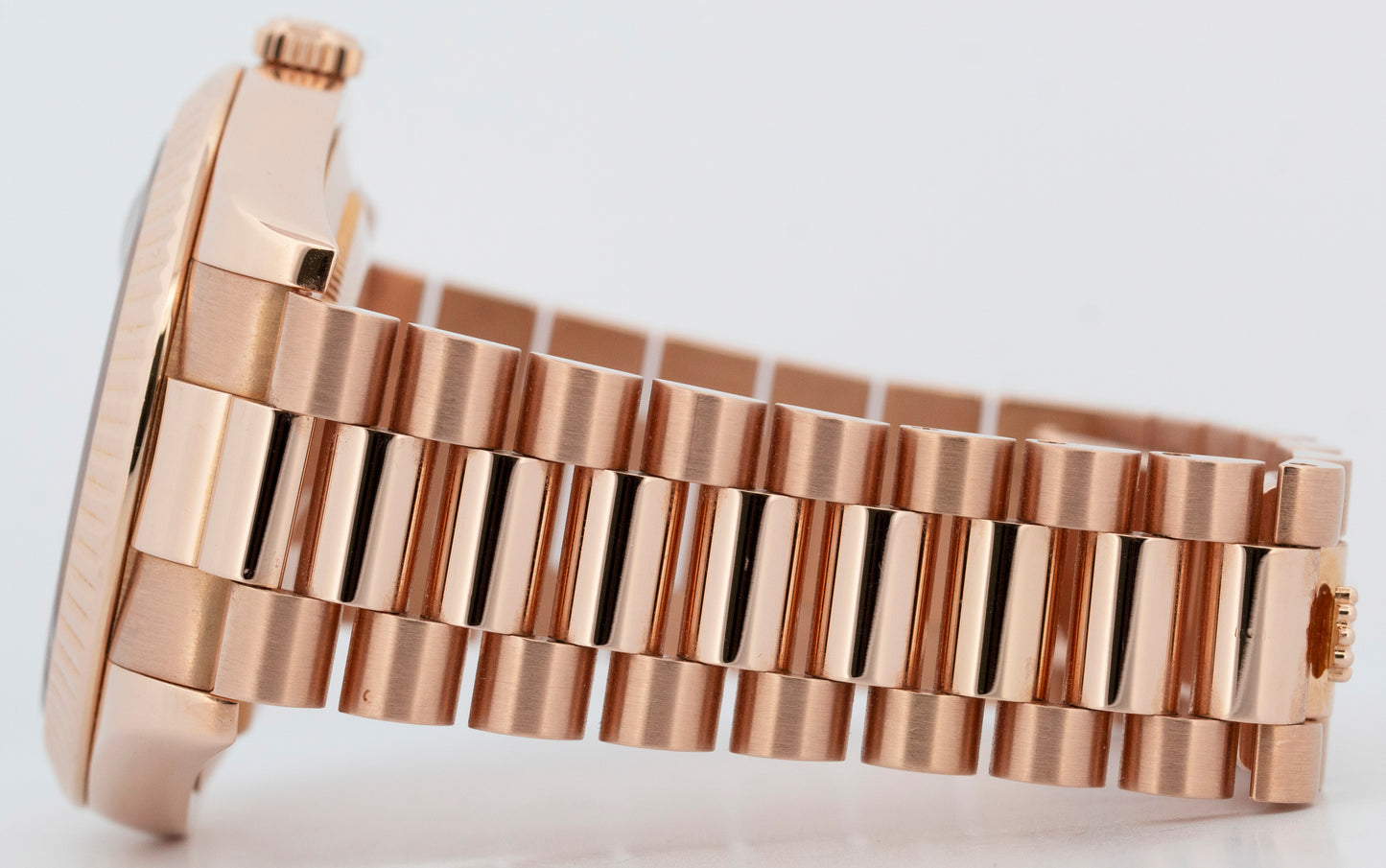 2025 RSC PAPERS Rolex Day-Date II 41mm President CHOCOLATE WAVE Rose Gold 218235