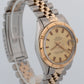 Rolex DateJust Turn-O-Graph 1625 Champagne Two-Tone Yellow Gold 36mm Watch