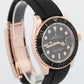 2020 PAPERS Rolex Yacht-Master BLACK 18K Rose Gold 40mm 126655 Watch BOX