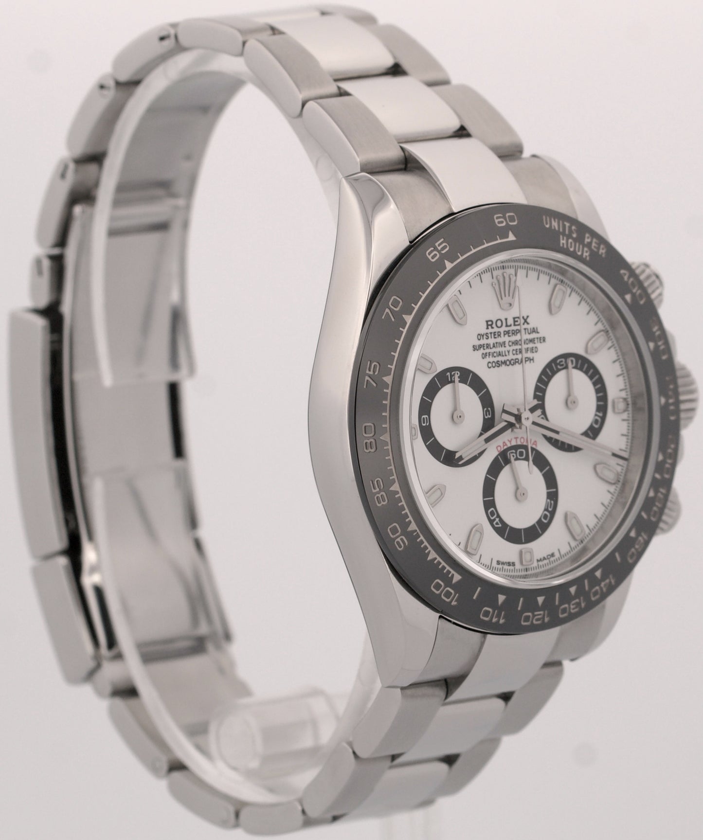 2016 PAPERS Rolex Daytona PANDA White Stainless Steel CERAMIC 40mm 116500 LN BOX