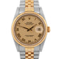 1993 Rolex DateJust 16233 Champagne Two-Tone Yellow Gold 36mm Watch Box Papers
