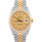 1989 Rolex DateJust 36mm Champagne Two-Tone 18K Gold Steel JUBILEE Watch 16233