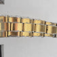 Rolex Oyster Perpetual 34mm Gold Shell Cap White Automatic Watch 6634