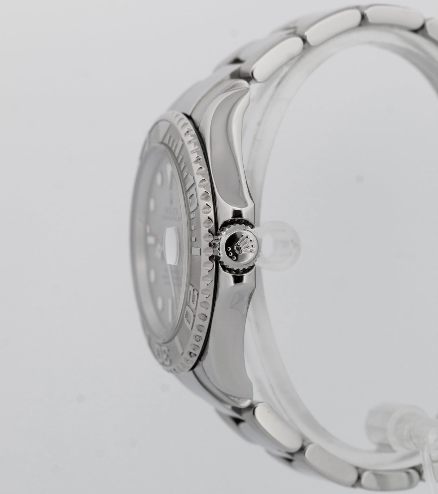 PAPERS Rolex Yacht-Master YM1 PLATINUM Stainless Steel  40mm Watch 16622 BOX