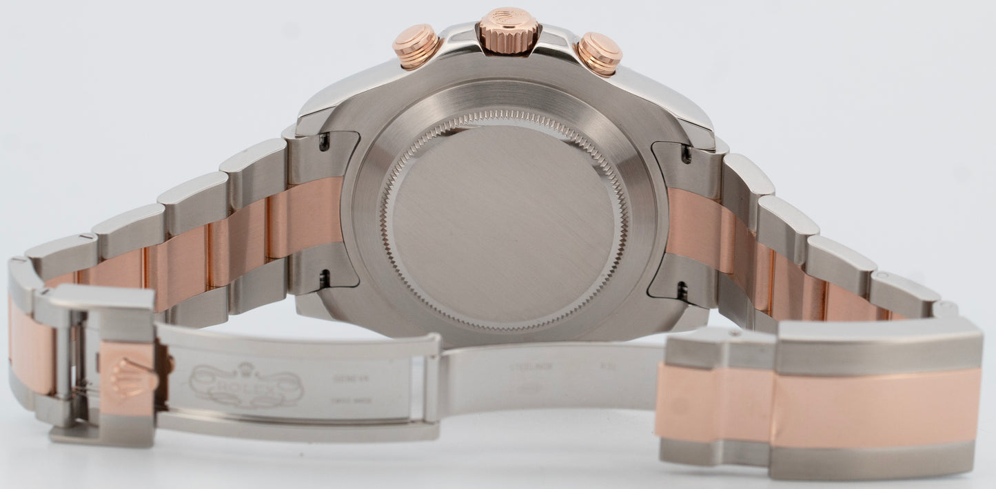 Rolex Yacht-Master II WHITE Two-Tone Steel NEW HANDS 18K Rose Gold 44mm 116681