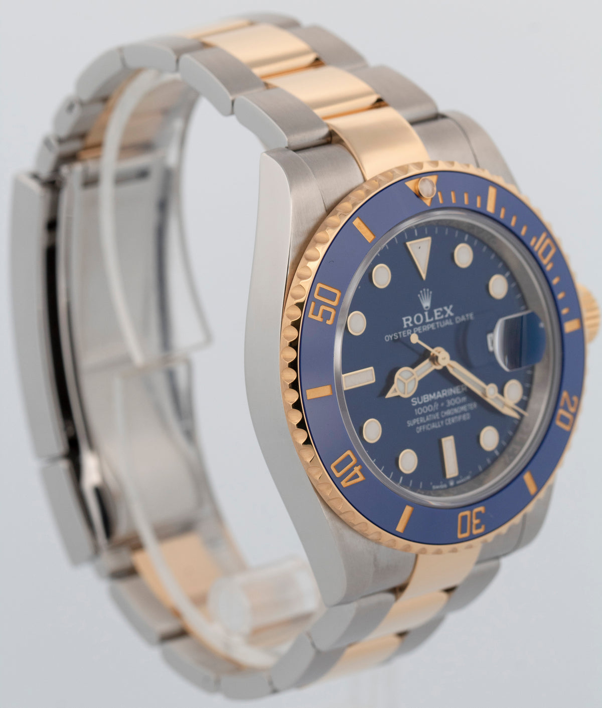 2024 Rolex Submariner Date 126613 LB Blue Two-Tone Gold 41mm Watch Box Papers