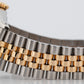 Rolex DateJust Two-Tone MOP DIAMOND Yellow Gold Steel 36mm 16233 Watch BOX