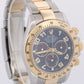 Rolex Daytona Cosmograph BLUE RACING 18K Yellow Gold Two-Tone Steel Watch 116523