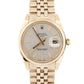 VINTAGE Rolex Oyster Perpetual Date 34mm Silver 14K Yellow Gold JUBILEE 1503